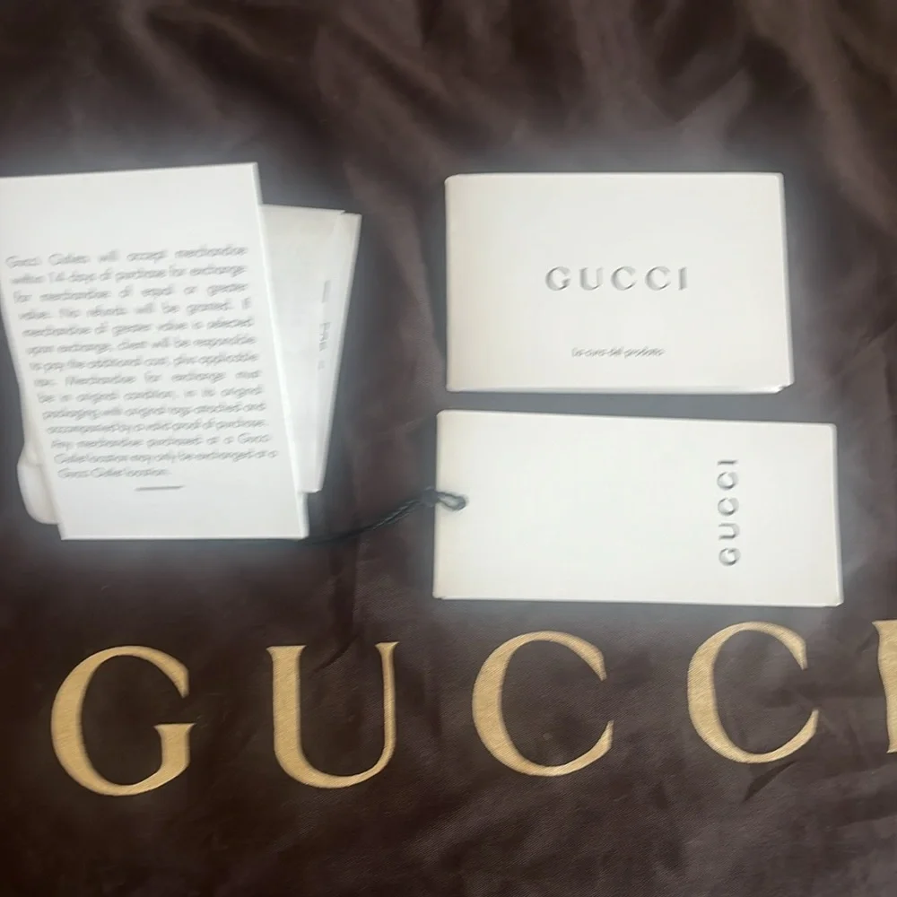 Gucci crossbody bag Guccissima Nylon Monogram Double Buckle Flap Vibrant Red - Picture 4 of 12